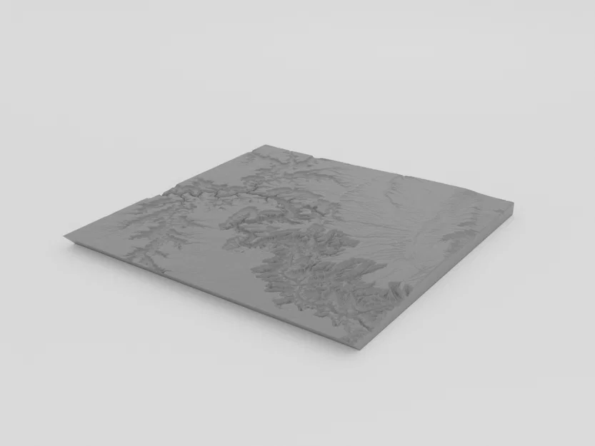 Mô hình địa hình 3D Grand Canyon chi tiết sắc nét - Image 2