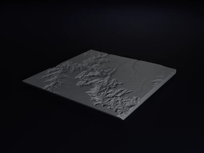 Mô hình địa hình 3D Grand Canyon chi tiết sắc nét - Image 3