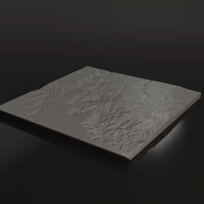 Mô hình địa hình 3D Grand Canyon chi tiết sắc nét