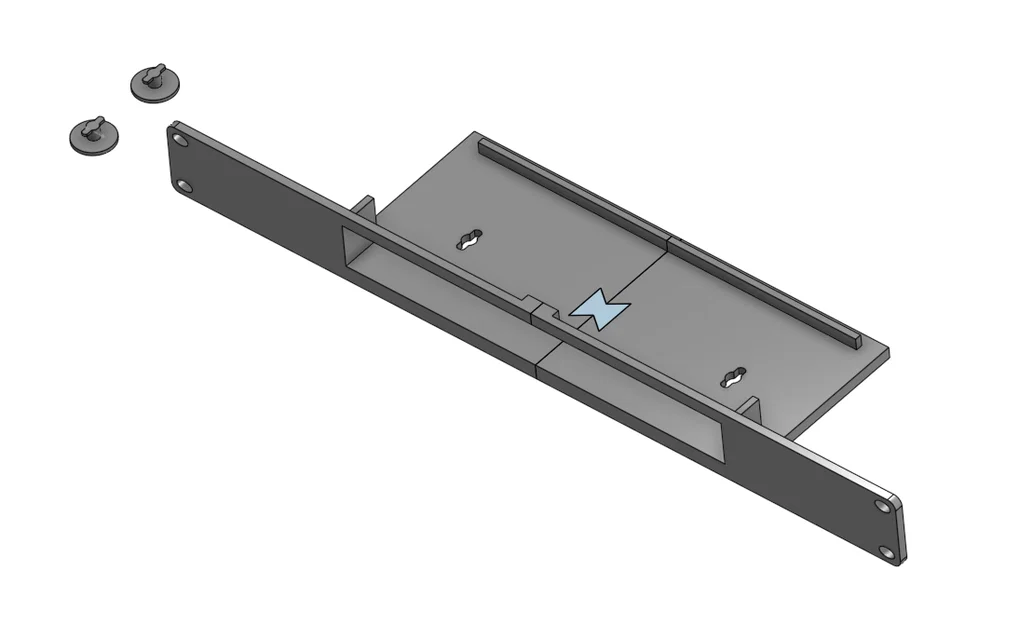 Bộ ngàm rack 19inch cho switch Zyxel XGS1210-12 - Image 2