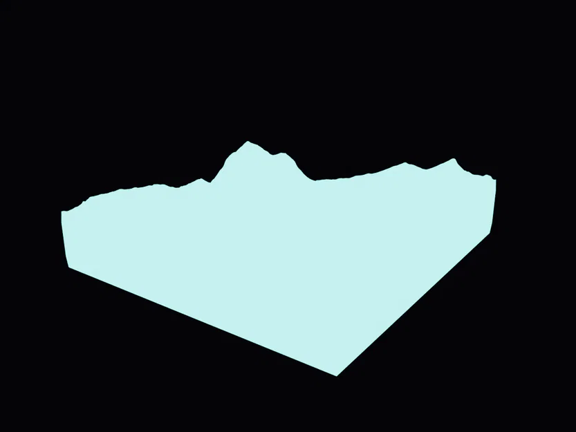 Mô hình địa hình 3D dãy núi Gornergrat (tỷ lệ 1:52 000) - Image 6