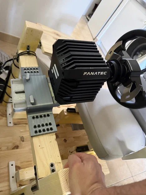 Ngàm Trượt Điều Chỉnh Vô Lăng cho Fanatec CSL DD (Hệ thống ray tới lui) - Image 1