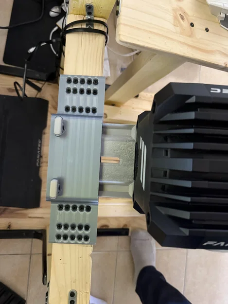 Ngàm Trượt Điều Chỉnh Vô Lăng cho Fanatec CSL DD (Hệ thống ray tới lui) - Image 2