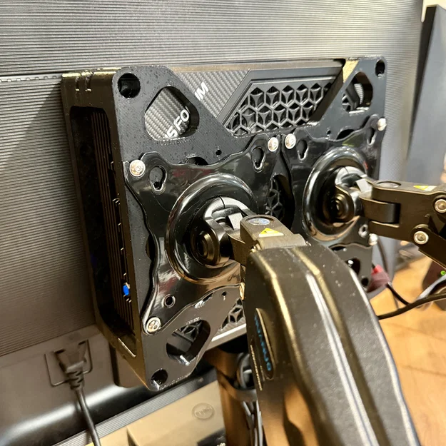 Giá treo VESA cho Minisforum HX99G mini PC gắn màn hình hoặc tay đỡ - Image 2