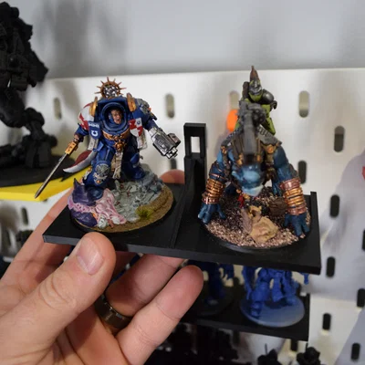 Đế Trưng Bày Miniatures 50mm Cho Bảng Ikea Skadis