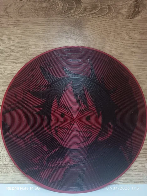 Mẫu tranh in 3D Spiral Betty Monkey D. Luffy cực đẹp cho fan One Piece - Image 1