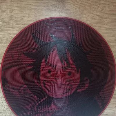 Mẫu tranh in 3D Spiral Betty Monkey D. Luffy cực đẹp cho fan One Piece