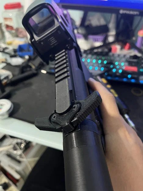 Tay kéo lên đạn 2 chiều Radial Lazard cho Airsoft MWS - Image 1