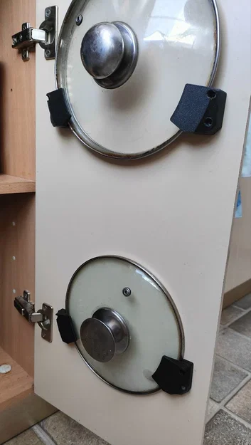 Bộ giá treo nắp nồi tiện lợi - Image 2