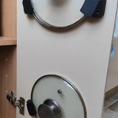 Bộ giá treo nắp nồi tiện lợi