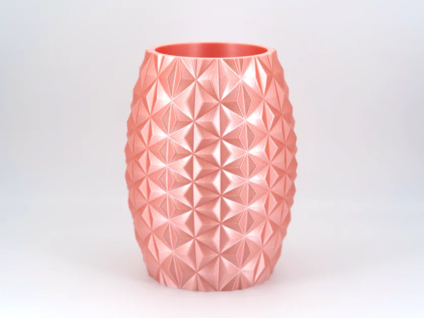 Prism Vase – Bình hoa hình học đa diện thiết kế ấn tượng - Image 2