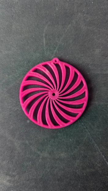 Bông tai hình xoắn ốc Swirl Earrings in 3D phong cách - Image 1