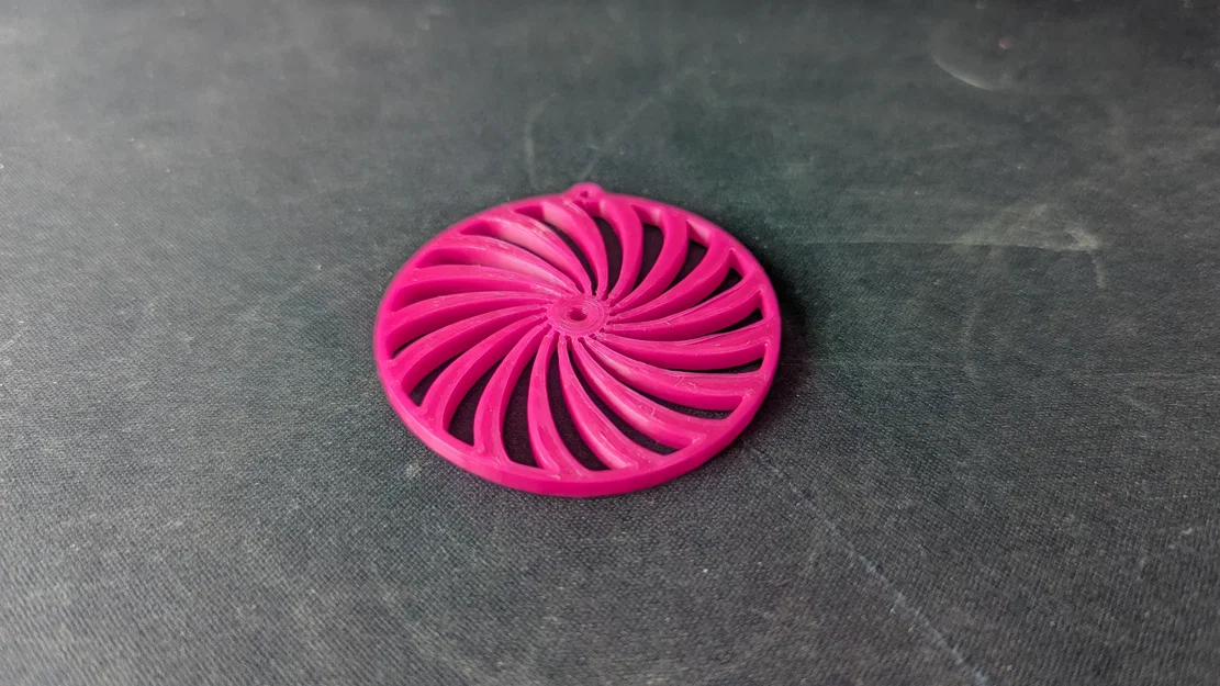 Bông tai hình xoắn ốc Swirl Earrings in 3D phong cách - Image 2