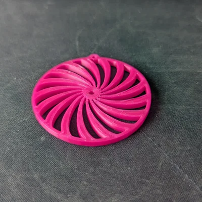 Bông tai hình xoắn ốc Swirl Earrings in 3D phong cách