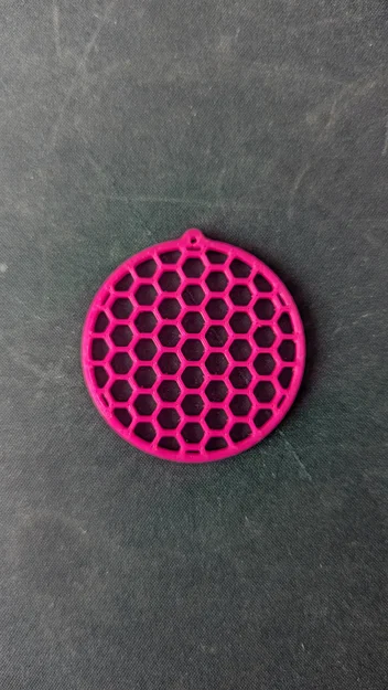 Mẫu hoa tai lục giác (Hexagon earrings) in 3D tinh tế thời trang - Image 1