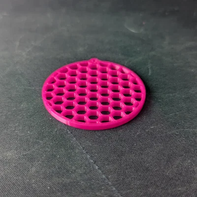 Mẫu hoa tai lục giác (Hexagon earrings) in 3D tinh tế thời trang