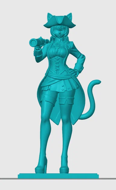 Mô hình nhân vật anime cô nàng mèo hải tặc 23 - Image 1
