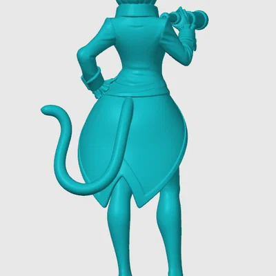 Mô hình nhân vật anime cô nàng mèo hải tặc 23