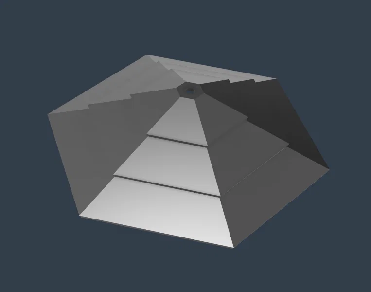 Mẫu mái che 3D cho nhà chim Gazebo - Tự làm lồng chim độc đáo - Image 2