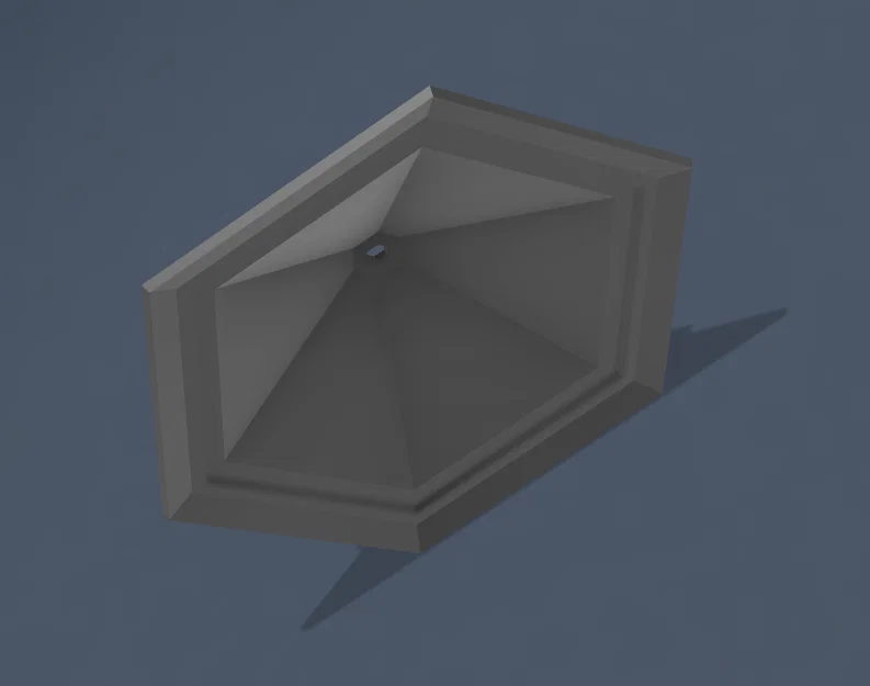 Mẫu mái che 3D cho nhà chim Gazebo - Tự làm lồng chim độc đáo - Image 3