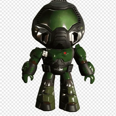 Mô hình Doom Slayer (Doomguy) chibi - File in 3D cho fan game