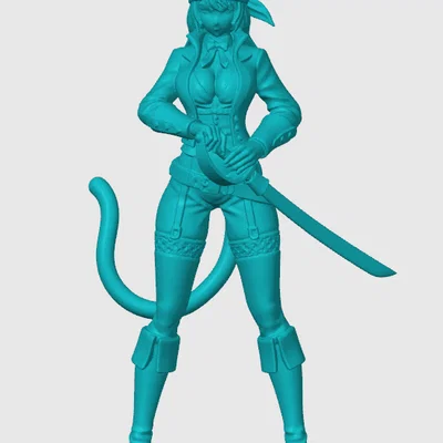 Mô hình nhân vật anime cô gái mèo 25