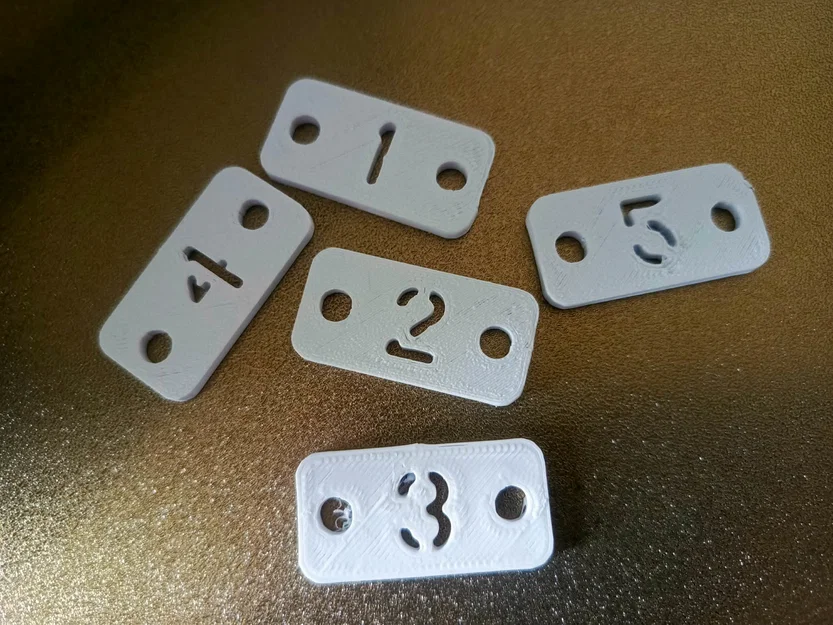 Bộ Thẻ Chìa Khóa Stencil (Phòng 1–20 + WC) - Image 2