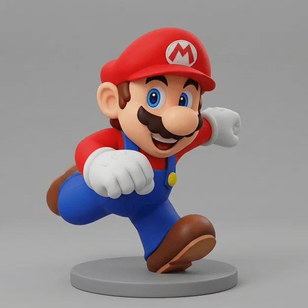Mô hình 3D Mario (Nintendo 1985) chất lượng cao để trang trí - Image 1