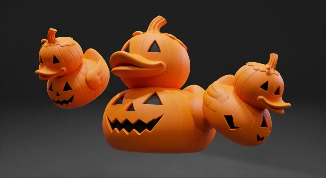 Mô hình chú vịt Halloween 3D độc đáo để trang trí lễ hội - Image 1