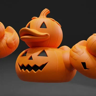Mô hình chú vịt Halloween 3D độc đáo để trang trí lễ hội