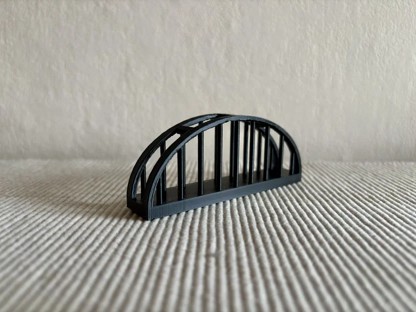 Mô hình Cầu Vòm Tối Giản (Minimalist Arch Bridge) - Image 1
