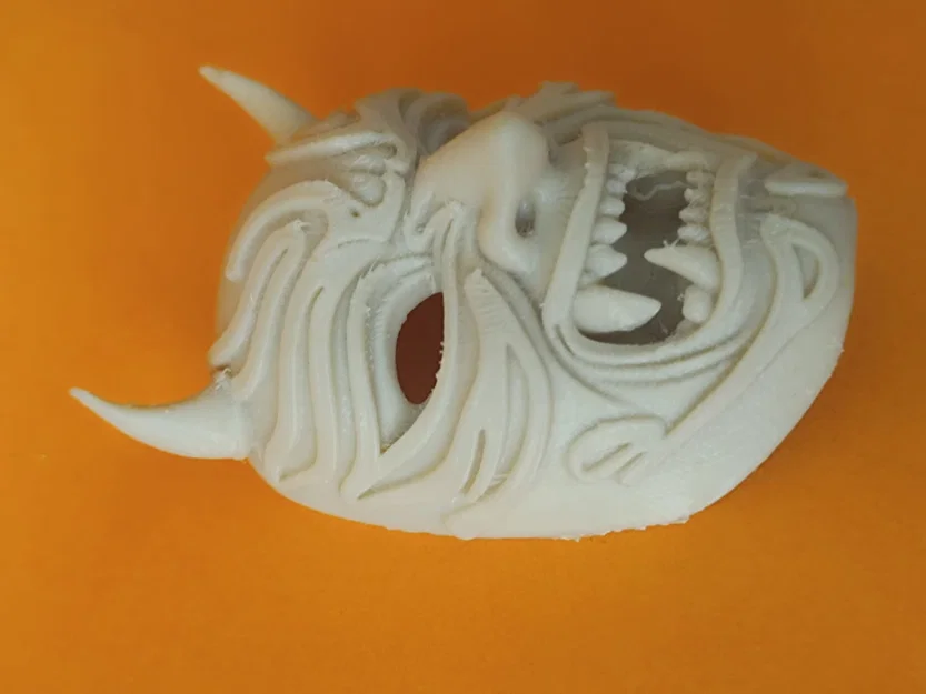 Mặt nạ quỷ Oni / Yokai - Phụ kiện Cosplay phong cách Kabuki - Image 3