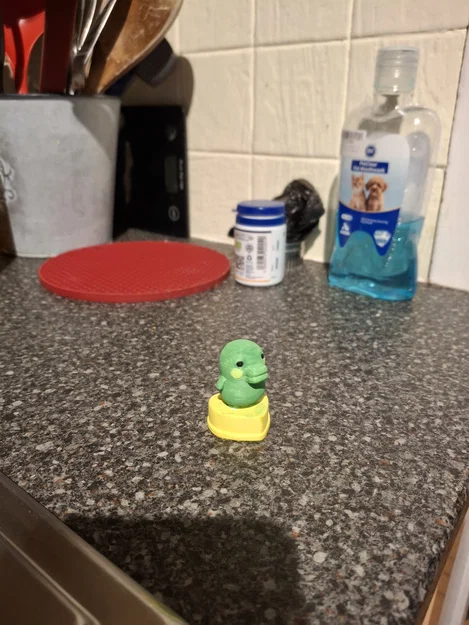 Mô hình Kuchipatchi từ Tamagotchi - Phụ kiện trang trí in 3D siêu cute - Image 1