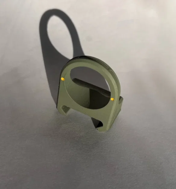 Thước ngắm Ghost Ring kèm tấm che mỏng - Ngàm Picatinny - Image 1