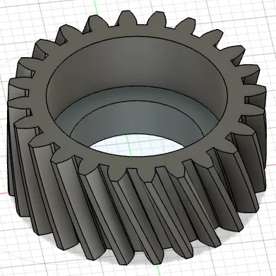 Bánh răng dẫn vải (Feed dog gear) cho máy may Singer 518 - Part 383273