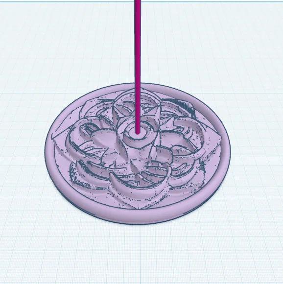 Đế cắm nhang hình hoa mùa xuân in 3D tinh tế - Image 2