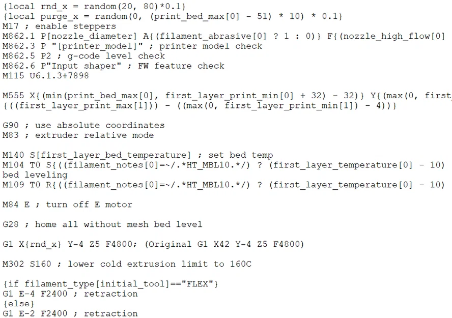 Random X Purge Line - Tùy chỉnh vị trí vạch làm sạch đầu phun - Image 1