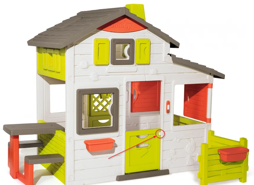 Bộ bản lề kẹp cửa Smoby (mã 76I1301700000) in 3D - Image 2