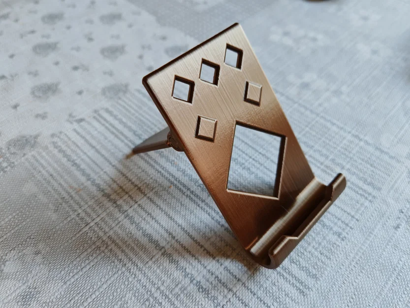 Giá đỡ điện thoại có bản lề (in nguyên khối, không cần support) - Image 6