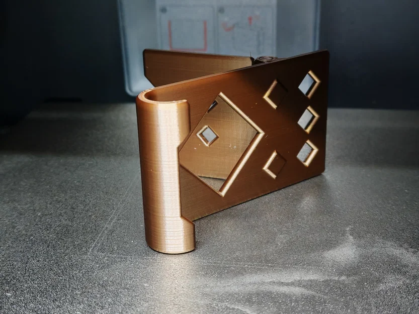 Giá đỡ điện thoại có bản lề (in nguyên khối, không cần support) - Image 9