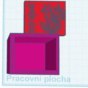 Hộp Đựng Trang Sức Nhỏ Xinh Họa Tiết Cáo In 3D