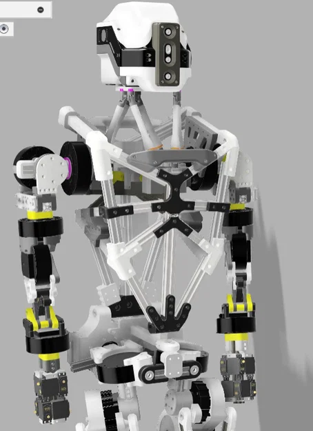 Tấm khung chậu in 3D cho dự án robot hình người Dropbear - Image 1