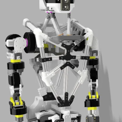 Tấm khung chậu in 3D cho dự án robot hình người Dropbear