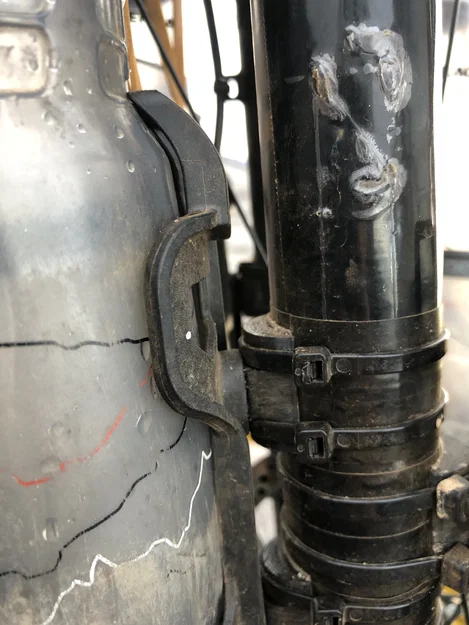 Ngàm gắn bình nước và phụ kiện bikepacking cho ống khung xe (nhiều kích thước) - Image 9