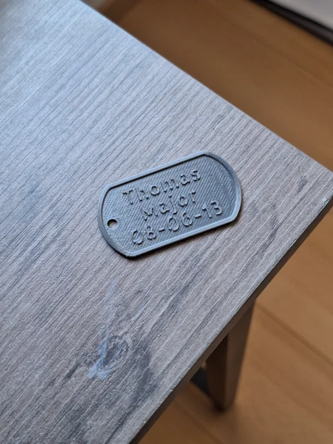 Thẻ bài quân nhân (Dogtag) phong cách US Army - In 3D độc đáo - Image 1