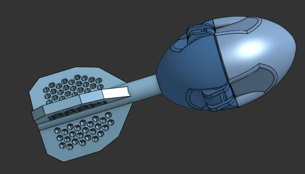 Mô hình bóng bầu dục có còi in 3D (Đang phát triển) - Image 1