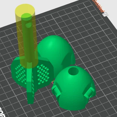 Mô hình bóng bầu dục có còi in 3D (Đang phát triển)