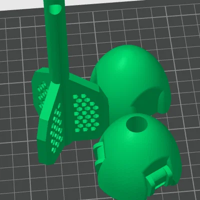 Mô hình bóng bầu dục có còi in 3D (Đang phát triển)
