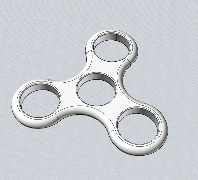 Fidget Spinner - Mô hình đồ chơi xoay xả stress cho máy in 3D - Image 3