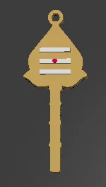 Mẫu in 3D móc khóa Murugan Vel đẹp mắt và ý nghĩa - Image 2